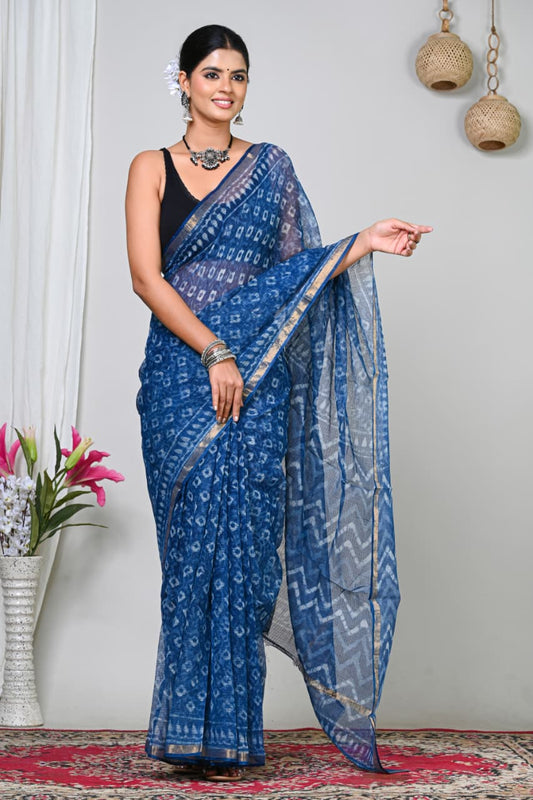 Kotadoria — Blue Reverie — Handblock Printed