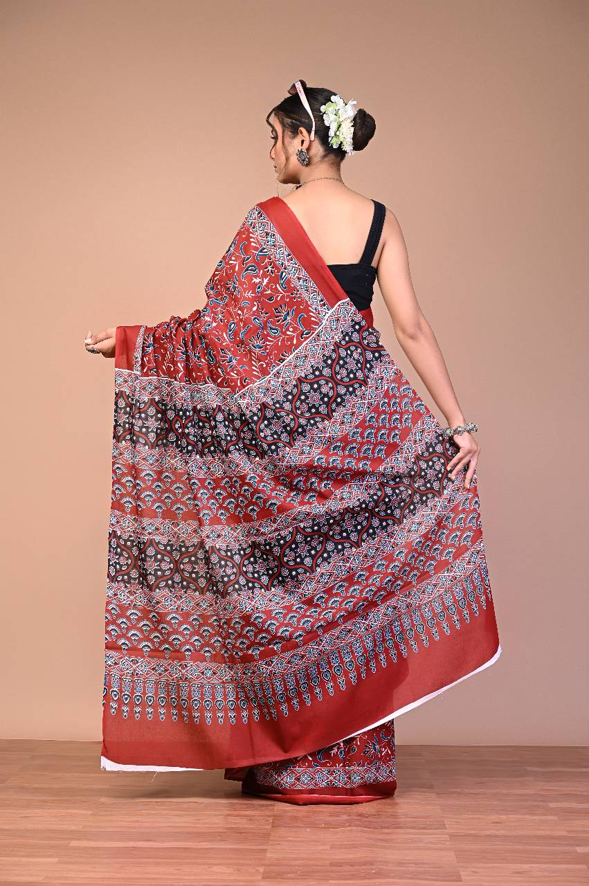 Ajrakh Edit — Crimson Garden