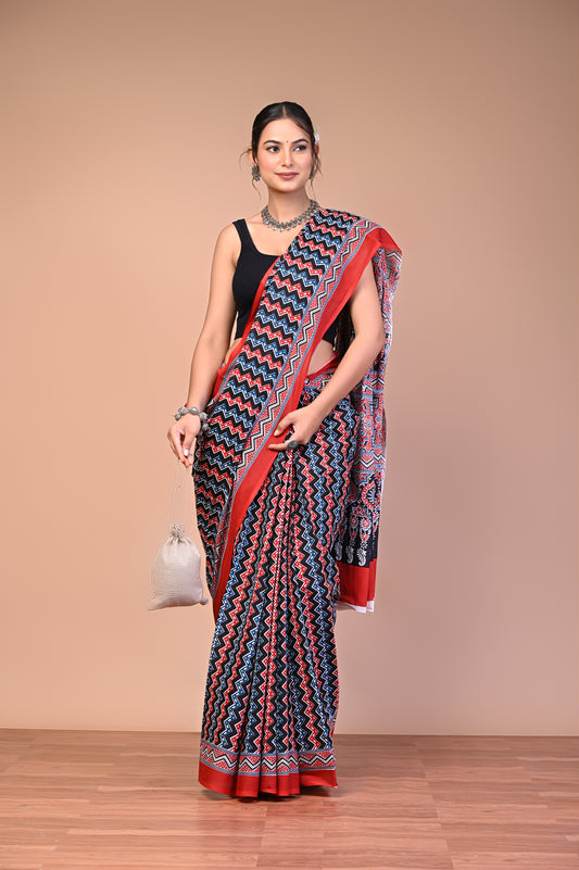 Ajrakh Edit — Dark Chevron