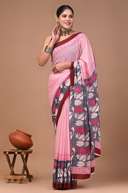 Sanganer Edit — Pink Lotus