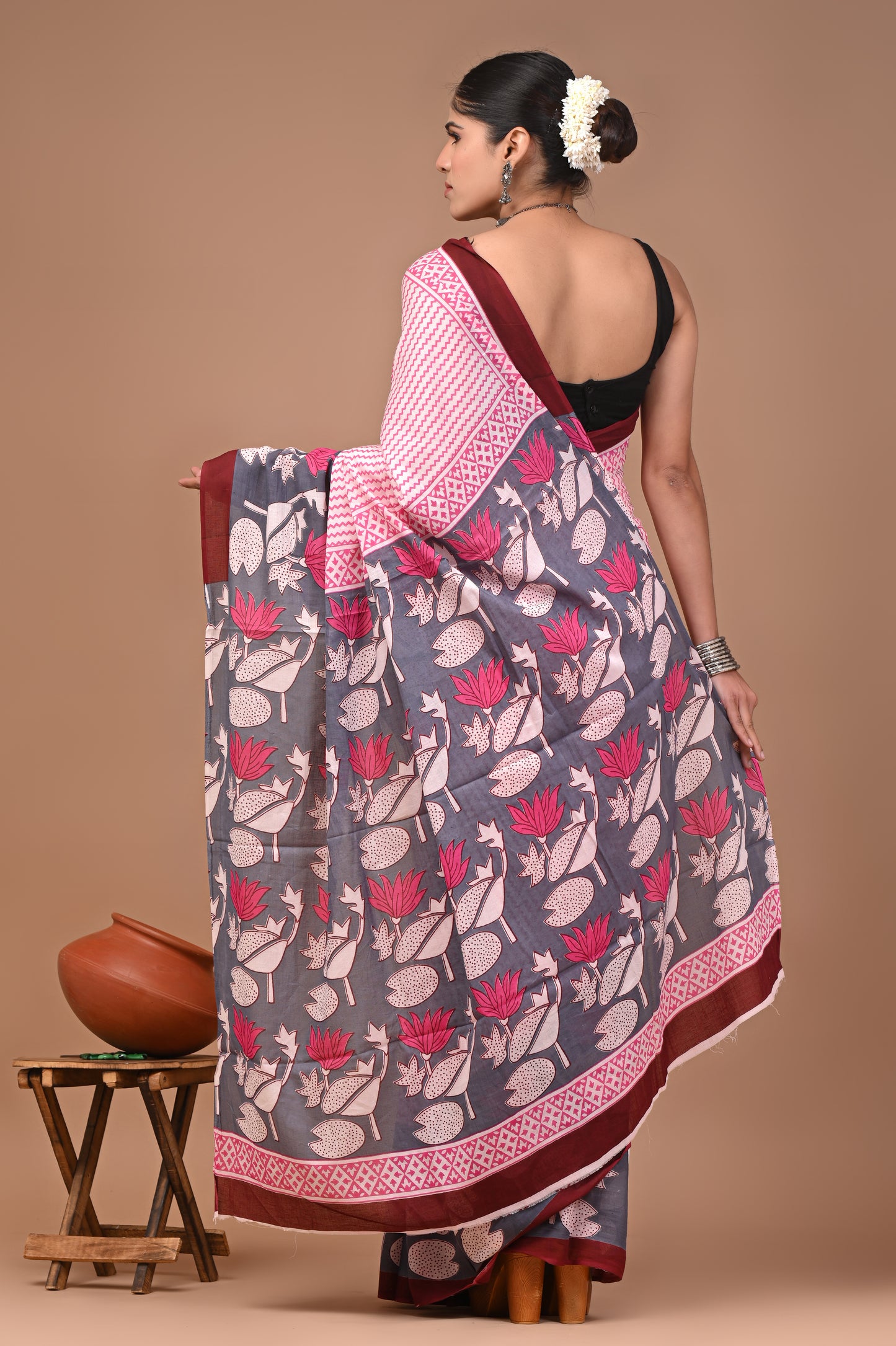 Sanganer Edit — Pink Lotus