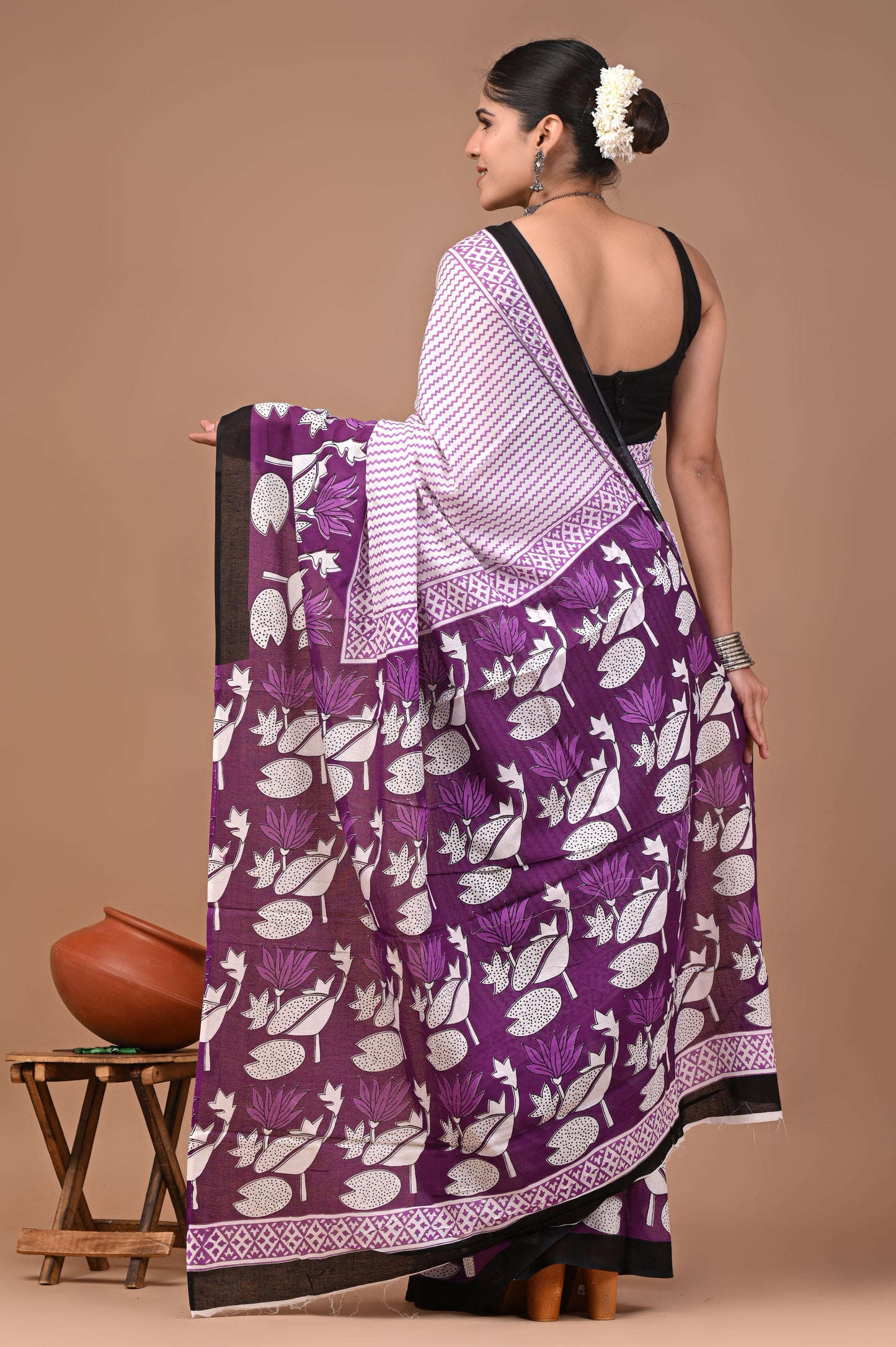 Sanganer Edit — Plum Lotus