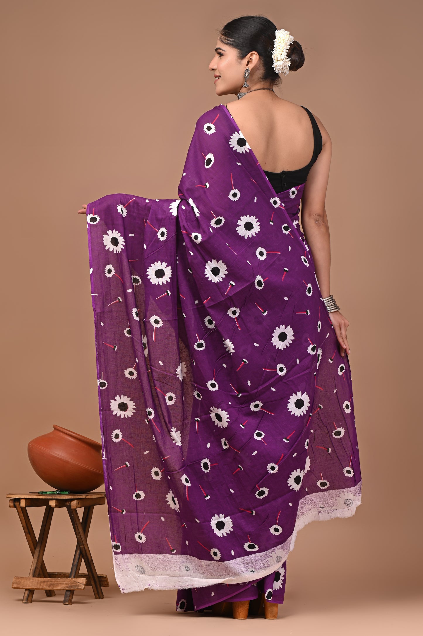 Sanganer Edit — Violet Daisy