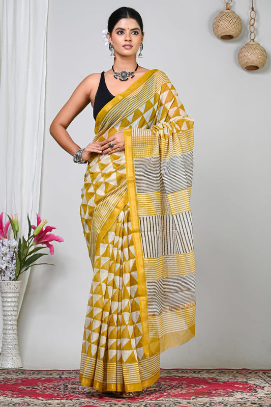 Kotadoria — Golden Geometry — Handblock Printed