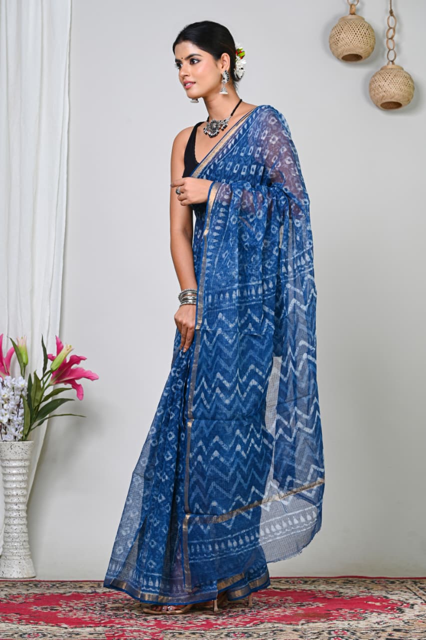 Kotadoria — Blue Reverie — Handblock Printed
