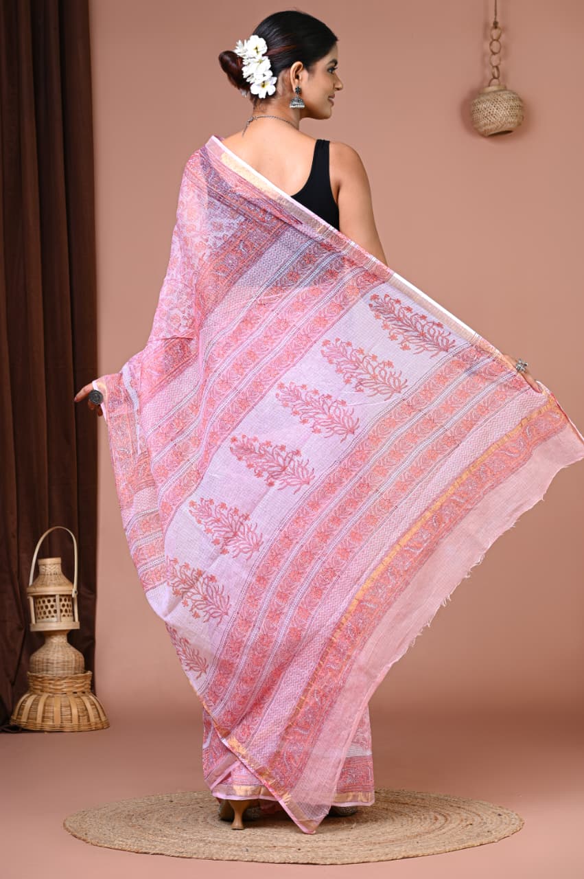 Kotadoria — Rose Mist — Handblock Printed