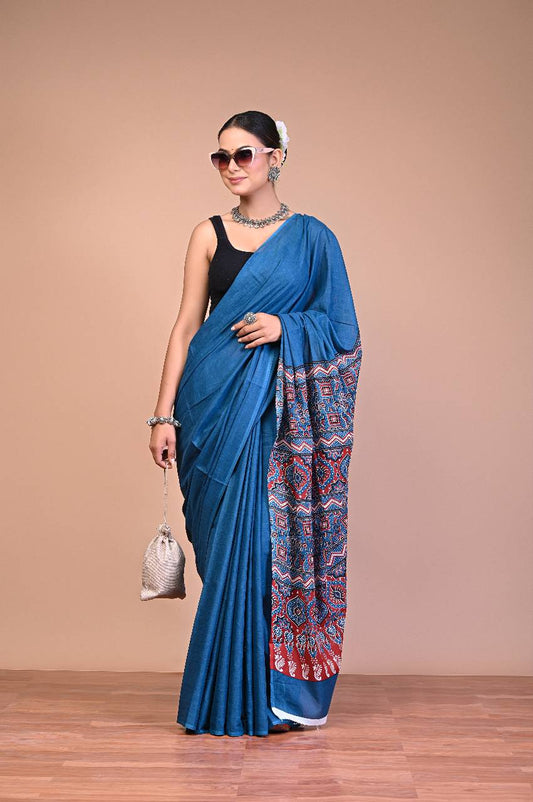 Ajrakh Edit — Indigo Dusk